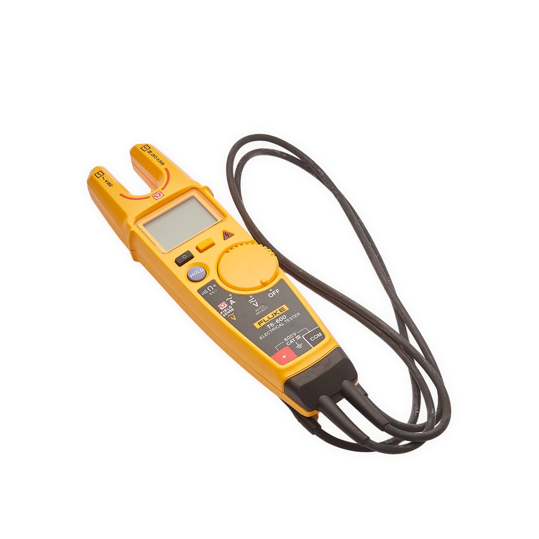 Produktbild von FLUKE T6-600 Mit Kalibrierzertifikat + C60 Tragetasche – Digitales Messgerät Für AC/DC, Handheld, Mit Klemme