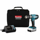 Makita 18V Li-ion Cordless Combi drill With 1 x 2Ah Battery, Charger And Canvas Case HP488D
