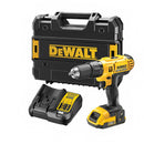 DeWalt XR 18V Li-ion Brushed Cordless Combi drill With 1 x 2Ah Battery, Charger And Case. DCD776D1T- GB