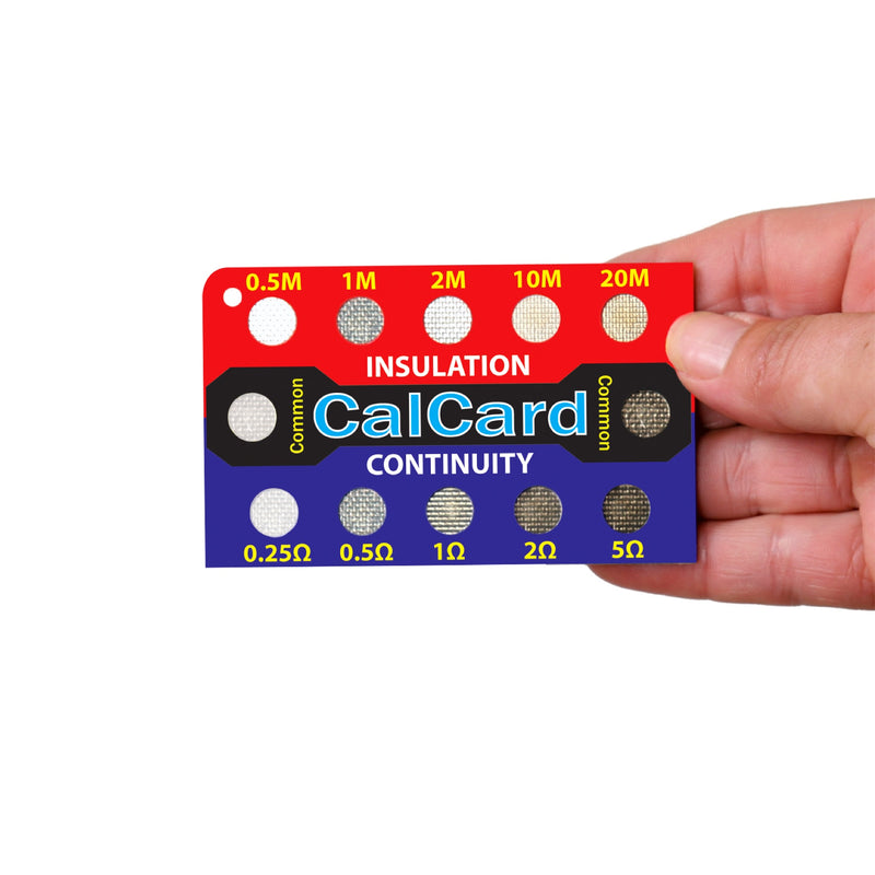 CalCard Insulation and Continuity Calibration Checkbox