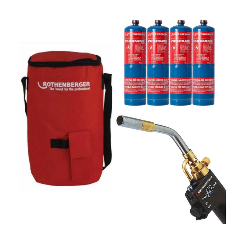 Rothenberger SuperFire 2 With 4 Propane Gas And Hot Bag (NEXT DAY DELIVERY IS NOT AVAILABLE FOR THIS ITEM)