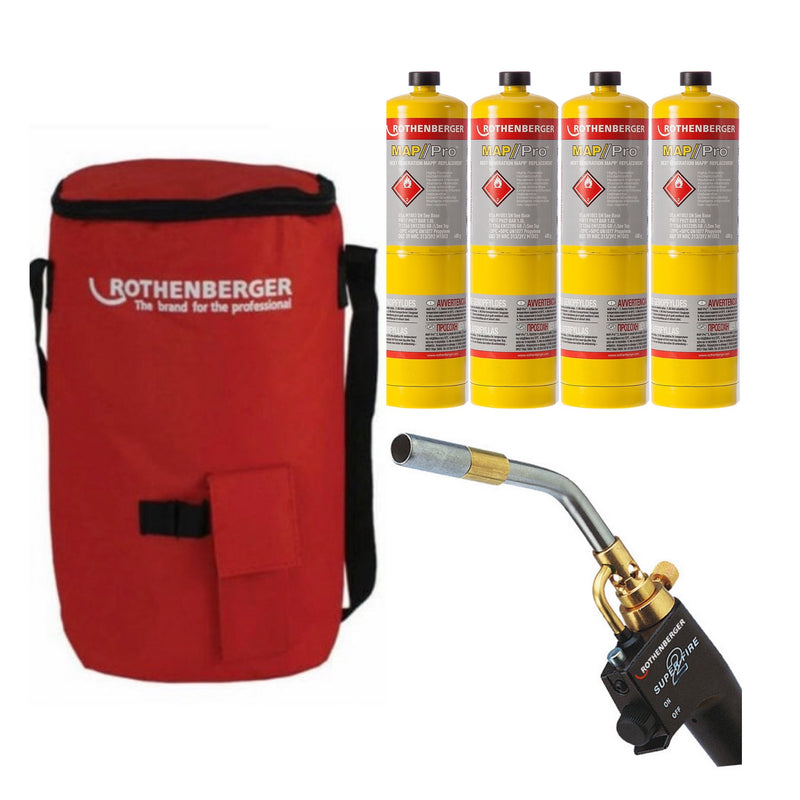 Rothenberger SuperFire 2 With 4 Mapp Gas And Hot Bag (NEXT DAY DELIVERY IS NOT AVAILABLE FOR THIS ITEM)
