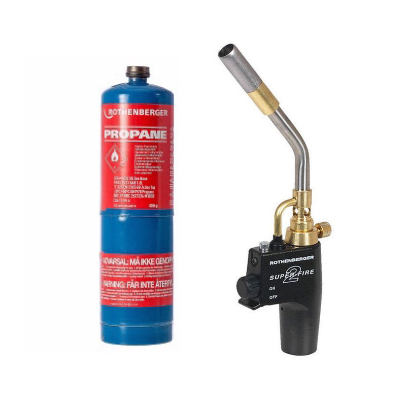 Rothenberger SuperFire 2 And Propane Gas (NEXT DAY DELIVERY IS NOT AVAILABLE FOR THIS ITEM)